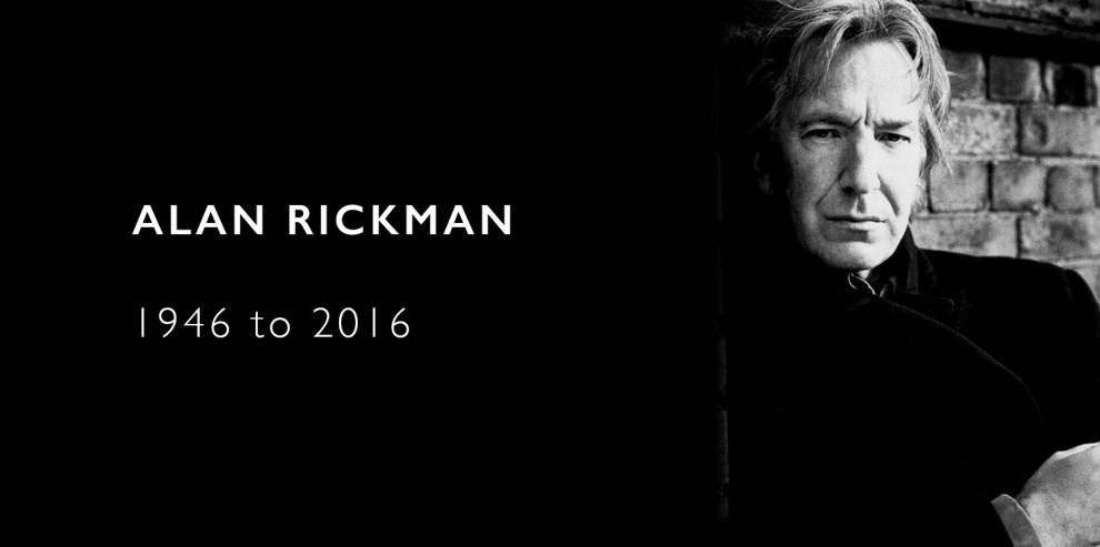 Alan Rickman 1946 to 2016