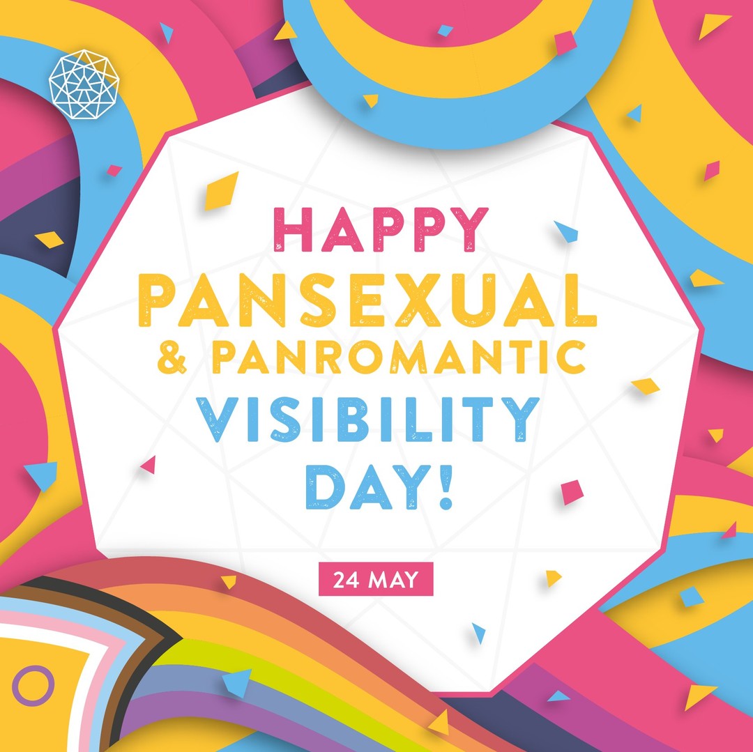 Today is Pansexual & Panromantic Visibility Day!

The 24th May marks Pansexual and Panromantic Visibility Day. These are two terms that not everyone might be conscious of so an awareness and visibility day such as this is really important. So what do these two terms mean?

Pansexual people – people who are attracted to others regardless of their gender identity or biological sex.

Panromantic people – people who are romantically (not necessarily sexually) attracted to others regardless of their gender identity or biological sex.

So is pansexual the same as bisexual? Not exactly – bisexual (bi) and pansexual (pan) are similar but there is a difference. Bisexual means to be attracted to your own gender and other genders (some people think it means to be attracted to both men and women, but this isn’t always the case and can include non-binary people). Pansexual means to be attracted to all genders so someone’s gender doesn’t factor into attraction when someone is pan.

Why does any of this matter? Well, imagine if there’s a part of who you are and it doesn’t have a name, or people assume that this means something else or that you mean something different. This can lead to feeling really ostracised or judged by communities and society as a whole. It could mean that there’s a part of yourself that has no definition and that society has no understanding about this important aspect of yourself.

It’s important to remember that being a pansexual or a pan romantic person doesn’t define all of a person. It’s just one aspect of them. But it’s an important part to understand and respect. Difference and diversity is what makes the world a fascinating place to be a part of.

#Kaleidoscope #LGBTQ #humanrights #pansexuality #panromantic #equality #visibility #personality #romantic #gender #PansexualAndPanromanticVisibilityDay
