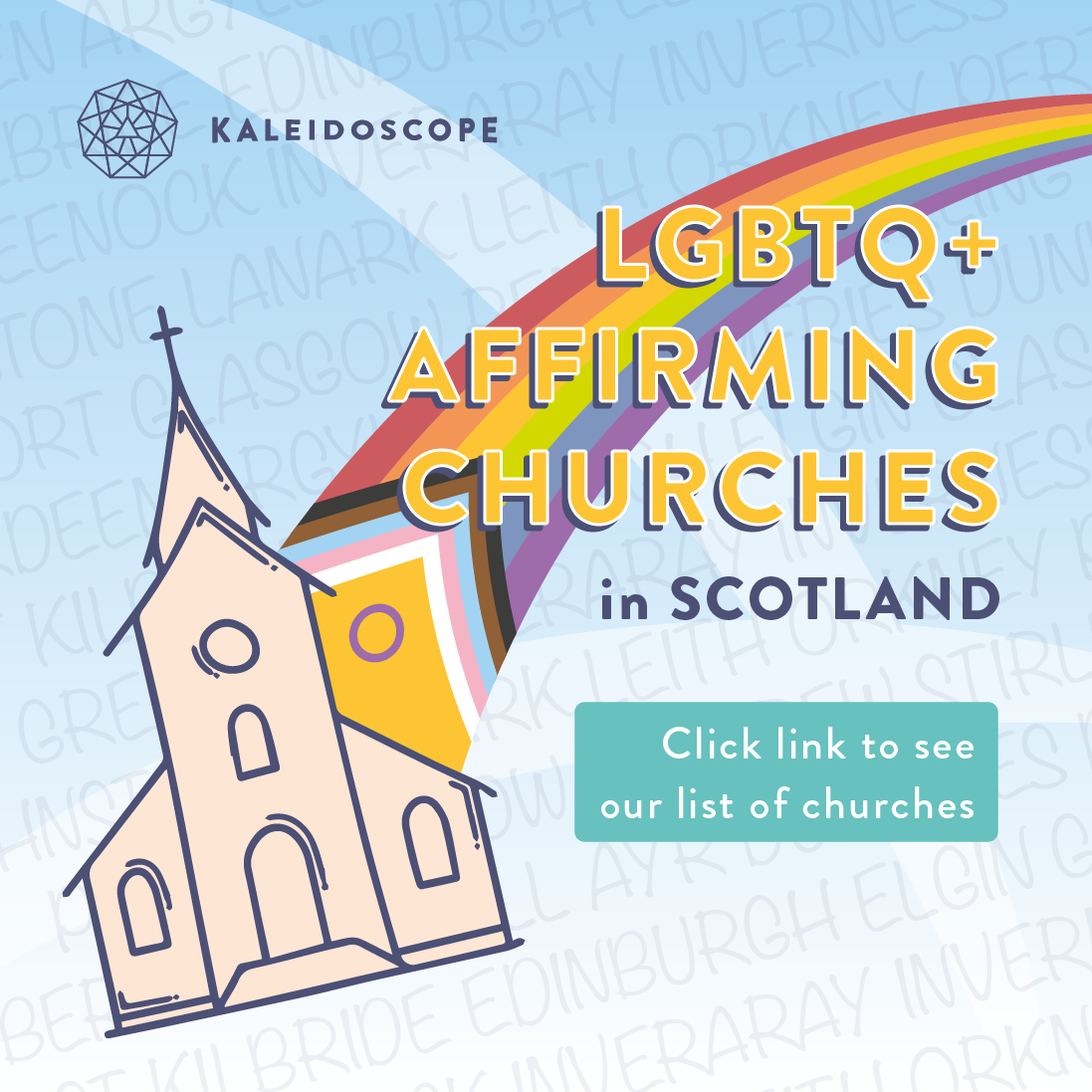 LGBTQ+ Affirming Churches in Scotland List
